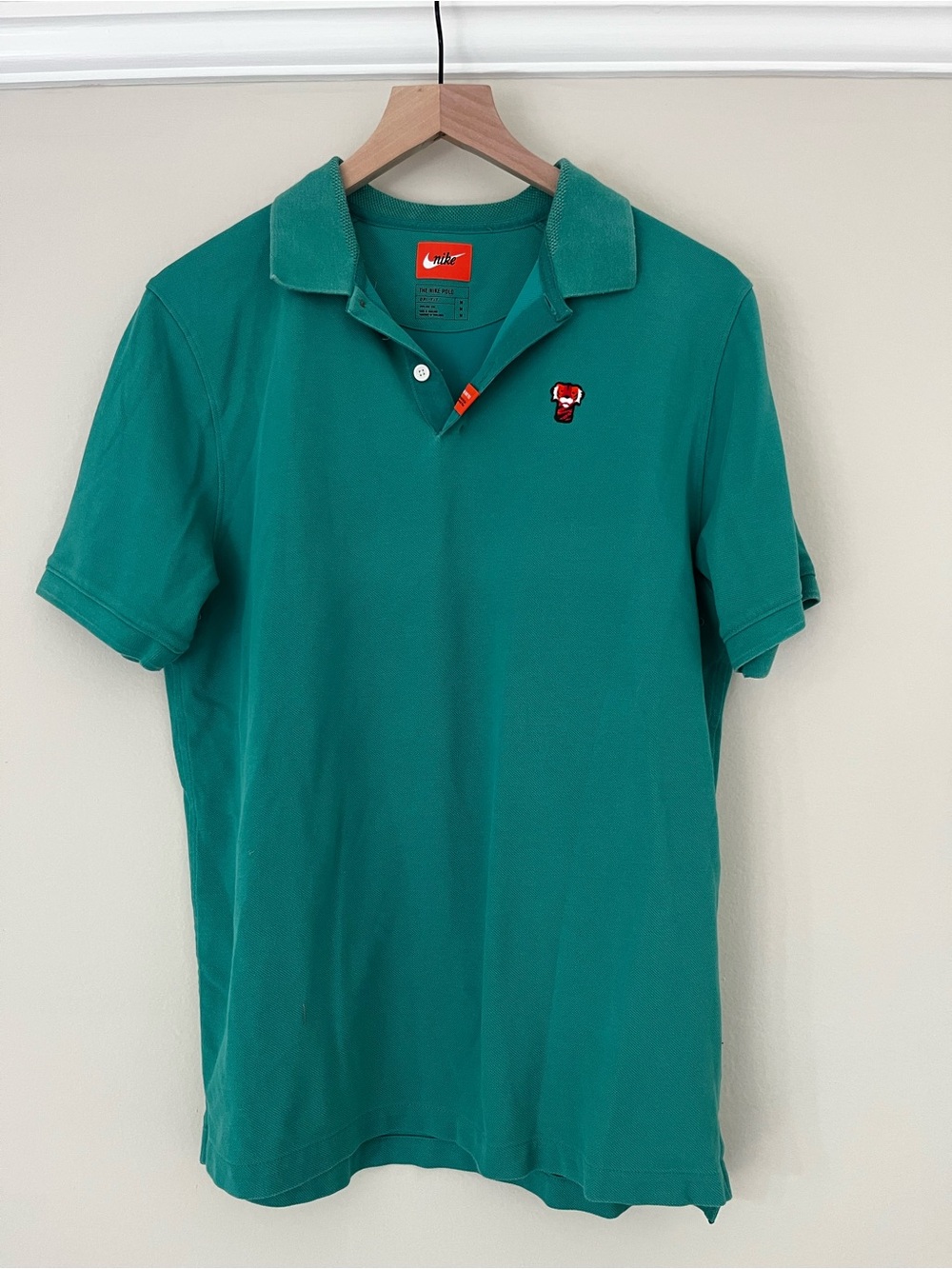 Nike Polo Green Tiger Woods Frank the Tiger Dri-FIT Golf Shirt